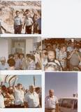 הרב דרוקמן, זבולון המר ז"ל, אריק שרון ודוד לוי בכניסה לטקס העליה לקרקע